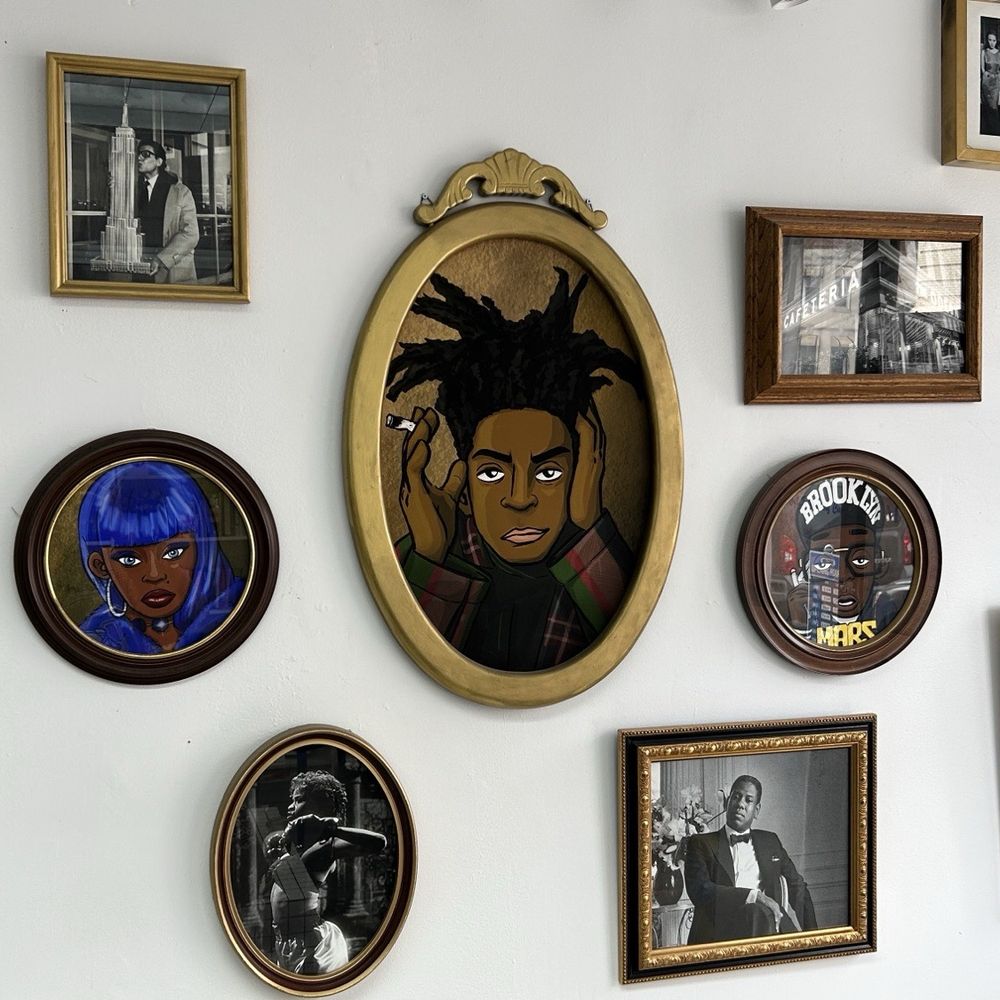 Saint Michel: Cafe and Art - Art wall - Cupcakes Near Me - Brooklyn, New York Saint Michel: Cafe and Art - Art wall - Cupcakes Near Me - Brooklyn, New York