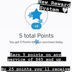 Reward system is available to everyone. Enjoy $25 after earning 25 points