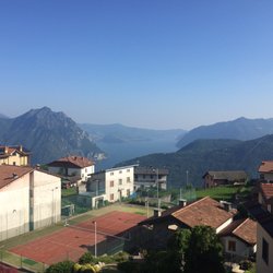 Albergo Miralago - View of Lake Iseo from our room!!