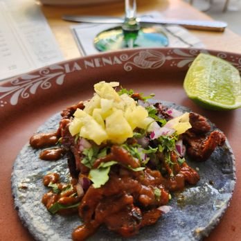 La Nena Cantina - Al pastor taco from happy hour menu - Mexican Near Me - Los Angeles, California
