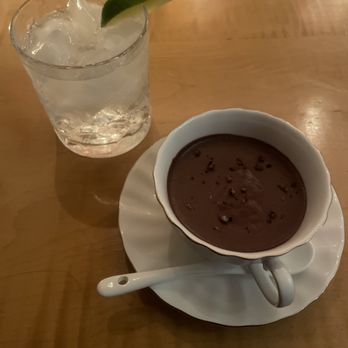 Le Caveau Restaurant - Chocolate pot de creme - Canadian (New) Near Me - Grand Pré, Nova Scotia