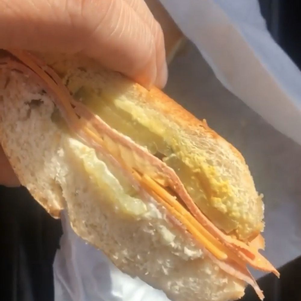Zarri's Delicatessen - You call this a sandwich? Look at this...one slice of meat & ALL BREAD $12 WOW.. what a disgrace to Albany .... - Delis Near Me - Albany, California Zarri's Delicatessen - You call this a sandwich? Look at this...one slice of meat & ALL BREAD $12 WOW.. what a disgrace to Albany .... - Delis Near Me - Albany, California
