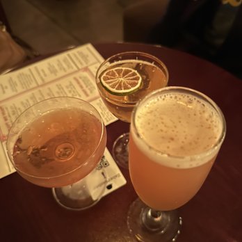 Haberdasher - Clockwise from the top: macintosh, fall 75, stargazer - Cocktail Bars Near Me - San Jose, California Haberdasher - Clockwise from the top: macintosh, fall 75, stargazer - Cocktail Bars Near Me - San Jose, California