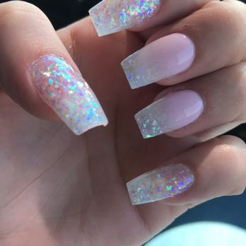Sunshine Nails - Full set, with 2 nails ombré - Nail Salons Near Me - Houston, Texas Sunshine Nails - Full set, with 2 nails ombré - Nail Salons Near Me - Houston, Texas