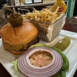 Goody Boy double with cheese burger