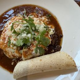 Huevos con barbacoa