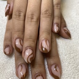 Dip powder with design: $50 // IG: @earlgreydiaries
