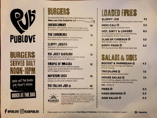 Menu photo 1 Rose & Crown London, XGL
