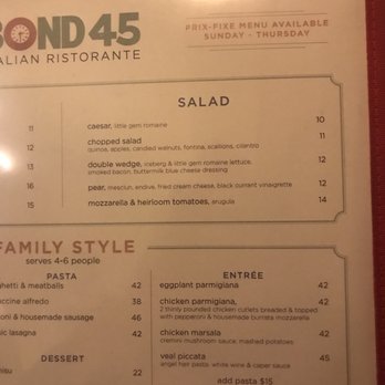 Bond 45 - Italian Near Me - Oxon Hill, Maryland