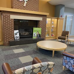 Bentonville Library Foundation - Fireplace for a relaxing read.
