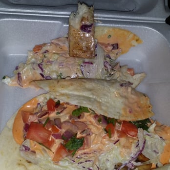 Coach's - This is the Fish Taco Plate i bought the other night.That cost me $10. - Sports Bars Near Me - Lancaster, California