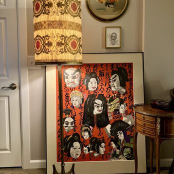 Luxe Lighting Company - European floor lamp, vintage painting, antique side table - Lighting Fixtures & Equipment Near Me - Seattle, Washington Luxe Lighting Company - European floor lamp, vintage painting, antique side table - Lighting Fixtures & Equipment Near Me - Seattle, Washington