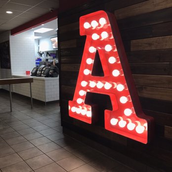 Arby's - Brand new decor including this very hip rustic decor "A" - Fast Food Near Me - Frankfort, Kentucky