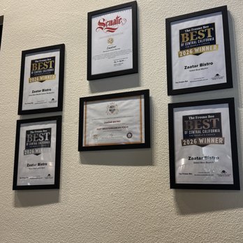 zaatar Downtown - Awards - Lebanese Near Me - Fresno, California