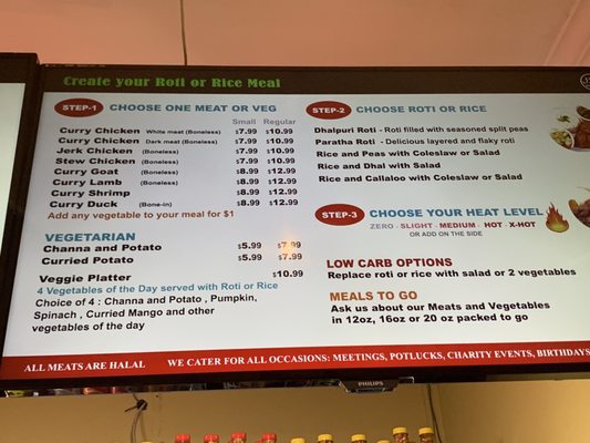 Menu photo 3 Lena's Roti & Doubles Mississauga, ON Menu photo 3 Lena's Roti & Doubles Mississauga, ON