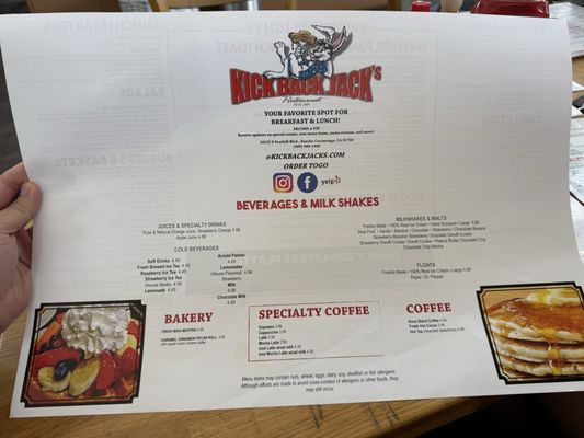Menu photo 2 Kickback Jack's Rancho Cucamonga, CA Menu photo 2 Kickback Jack's Rancho Cucamonga, CA