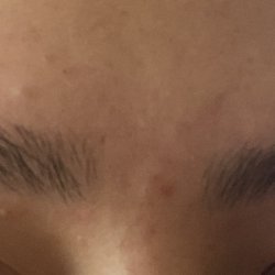 Ideal Salon - Photo immediately after threading!