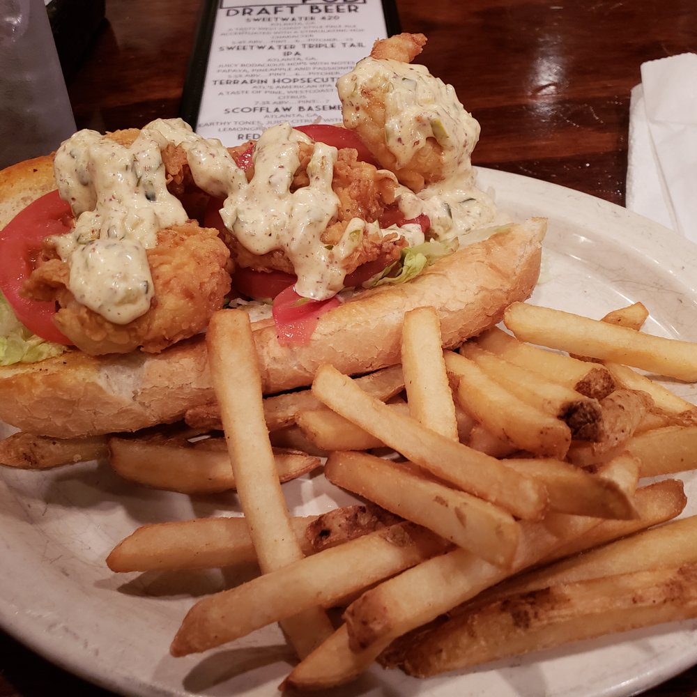 Gibney's Pub - Shrimp po' boy - Pubs Near Me - Atlanta, Georgia