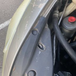 Had to put the stick in my trunk because it was just loose in my hood.