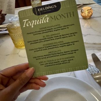 Fieldings Steak - Tequila Cocktail Specials (July 2025) - Steakhouses Near Me - Houston, Texas
