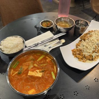 Seoul Bistro - Kimchi T2. Kimchi-Jjigae and R2. Kimchi Fried Rice. With cheese - Sushi Bars Near Me - Los Angeles, California Seoul Bistro - Kimchi T2. Kimchi-Jjigae and R2. Kimchi Fried Rice. With cheese - Sushi Bars Near Me - Los Angeles, California