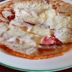 De Kraai - Bacon and cheese Dutch pancake.