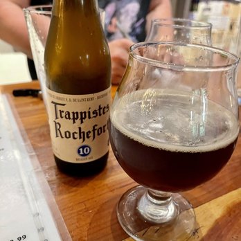 Pint and Barrel Drafthouse - Trying new beer - Trappistes Rochefort - Gastropubs Near Me - Palestine, Texas