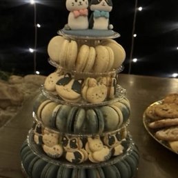 Celestial theme macaron tower Celestial theme macaron tower