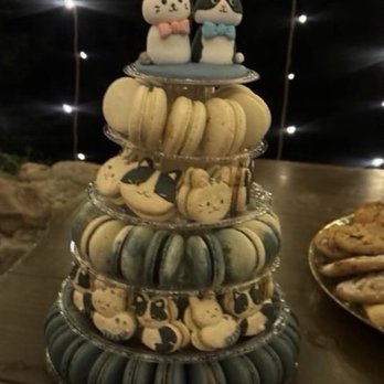 Meowvelous Bakes - Celestial theme macaron tower - Custom Cakes Near Me - San Francisco, California Meowvelous Bakes - Celestial theme macaron tower - Custom Cakes Near Me - San Francisco, California