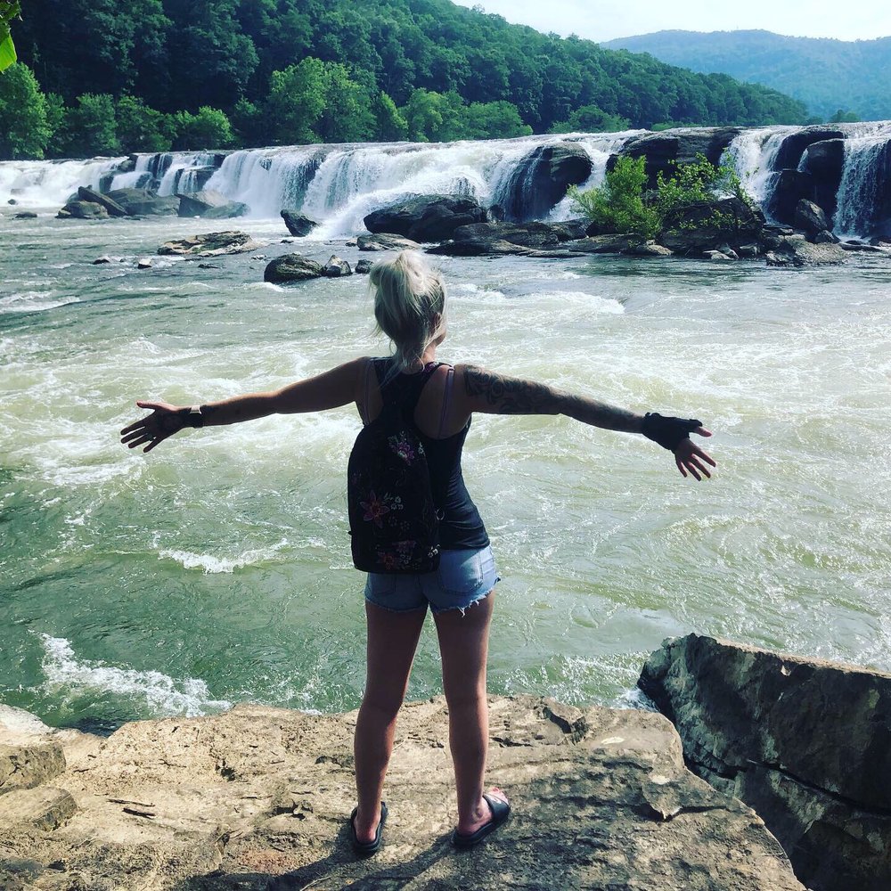 The Sandstone Falls - Hiking Near Me - Hinton, West Virginia The Sandstone Falls - Hiking Near Me - Hinton, West Virginia
