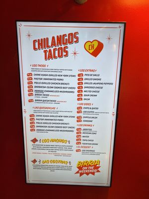 Menu photo 2 Chilango's Tacos Dallas, TX Menu photo 2 Chilango's Tacos Dallas, TX