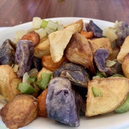 Potato Medely (though they might be deep fried....you would NEVER know. I thought they were roasted.
