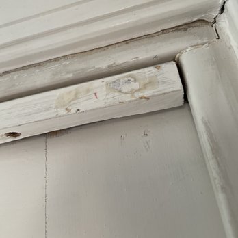 Safe Haven Security Services - Wood chipped and the adhesive that remained despite the Home Depot adhesive remover. - Security Systems Near Me Safe Haven Security Services - Wood chipped and the adhesive that remained despite the Home Depot adhesive remover. - Security Systems Near Me