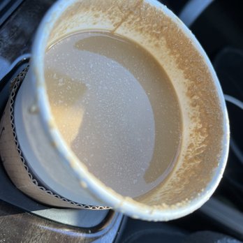 Get Hooked, A Coffee & Bagel Company - Black coffee with chunky creamer. - Coffee & Tea Near Me - Simi Valley, California