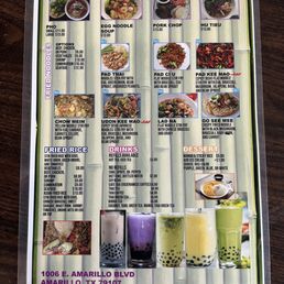 Back side menu
