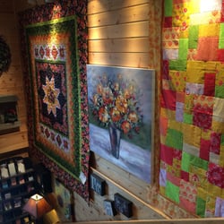 Cabin Quilts & Stitches - Quilt wall