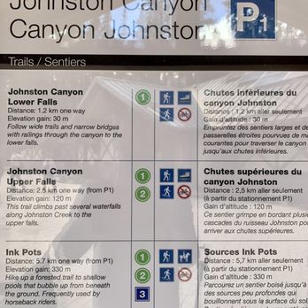 Johnston Canyon & Ink Pots - Some info about the hike to the Lower and Upper Falls. - Hiking Near Me - Banff, Alberta Johnston Canyon & Ink Pots - Some info about the hike to the Lower and Upper Falls. - Hiking Near Me - Banff, Alberta