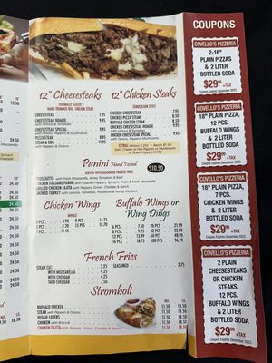 Menu photo 1 Covello's Pizza Trenton, NJ Menu photo 1 Covello's Pizza Trenton, NJ
