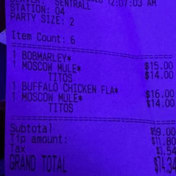 Lomi Restaurant And Bar - Bill - Hookah Bars Near Me - Marietta, Georgia