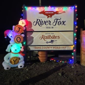 River Fox Train - Entrance sign - Tours Near Me - West Sacramento, California