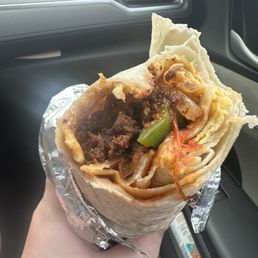 Chorizo Con Huevos breakfast burrito