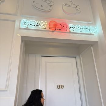 Hello Kitty Cafe - Entrance to bow room - Cafes Near Me - Irvine, California