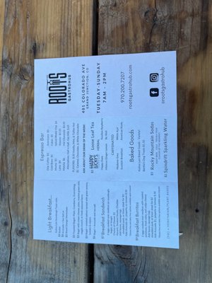 Menu photo 2 Roots Gastrohub Grand Junction, CO Menu photo 2 Roots Gastrohub Grand Junction, CO