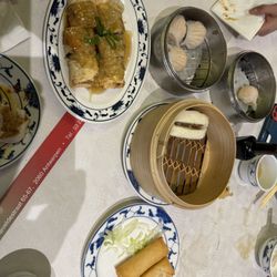 Fong Mei - Bean curd skin, sticky rice bun, spring roll,