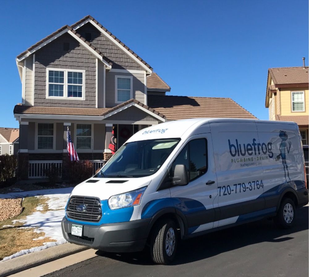 Slide of Bluefrog Plumbing + Drain