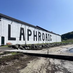 Laphroaig Distillery - Iconic sign