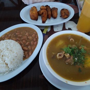 Los Arrieros - Sides: Rice, beans, oxtail broth - Colombian Near Me - Jackson Heights, New York Los Arrieros - Sides: Rice, beans, oxtail broth - Colombian Near Me - Jackson Heights, New York