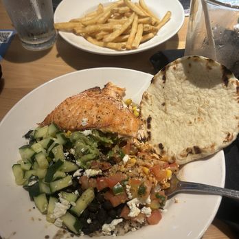 BJ's Restaurant & Brewhouse - Salmon BJ's Brewhouse Bowl - Breweries Near Me - Carlsbad, California BJ's Restaurant & Brewhouse - Salmon BJ's Brewhouse Bowl - Breweries Near Me - Carlsbad, California