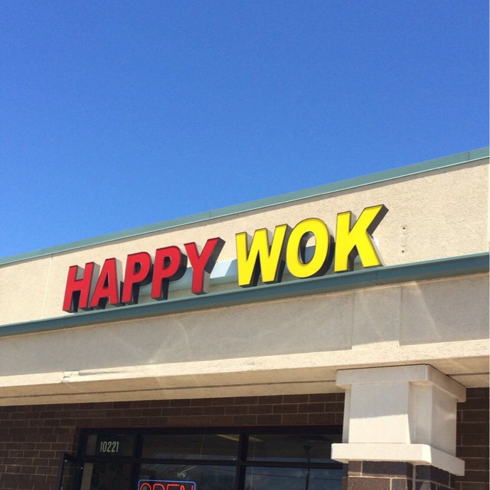Happy Wok - the front of the store - Chinese Near Me - Machesney Park, Illinois