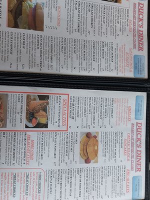 Menu photo 7 Duck's Diner Orange Beach, AL